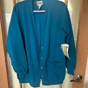 Vintage Teal Women's Cardigan